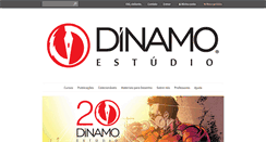 Desktop Screenshot of cursodequadrinhos.com.br